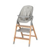 Carrello Ergo CRL-16701 - стільчик для годування, шезлонг для немовля, навчальна вежа до 75 кг, дитячий стільчик (дуга з м’якими іграшками, регульована підніжка) • Night Grey