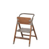 Carrello Ergo CRL-16701 - стільчик для годування, шезлонг для немовля, навчальна вежа до 75 кг, дитячий стільчик (дуга з м’якими іграшками, регульована підніжка) • Night Grey