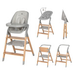 Carrello Ergo CRL-16701 - стільчик для годування, шезлонг для немовля, навчальна вежа до 75 кг, дитячий стільчик (дуга з м’якими іграшками, регульована підніжка) • Nordic Grey Carrello Ergo CRL-16701 - стільчик для годування, шезлонг для немовля, навчальна вежа до 75 кг, дитячий стільчик (дуга з м’якими іграшками, регульована підніжка) • Nordic Grey