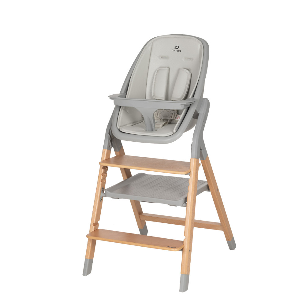 Carrello Ergo CRL-16701 - стільчик для годування, шезлонг для немовля, навчальна вежа до 75 кг, дитячий стільчик (дуга з м’якими іграшками, регульована підніжка) • Shadow Beige Carrello Ergo CRL-16701 - стільчик для годування, шезлонг для немовля, навчальна вежа до 75 кг, дитячий стільчик (дуга з м’якими іграшками, регульована підніжка) • Shadow Beige