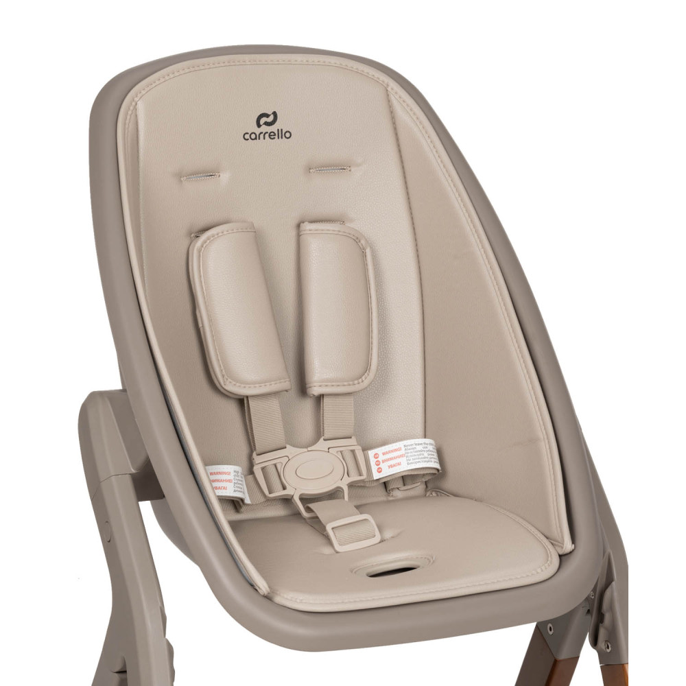 Carrello Ergo CRL-16701 - стільчик для годування, шезлонг для немовля, навчальна вежа до 75 кг, дитячий стільчик (дуга з м’якими іграшками, регульована підніжка) • Shadow Beige Carrello Ergo CRL-16701 - стільчик для годування, шезлонг для немовля, навчальна вежа до 75 кг, дитячий стільчик (дуга з м’якими іграшками, регульована підніжка) • Shadow Beige