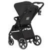 Carrello Bravo SL 2025 Deluxe CRL-5520 - прогулянкова коляска з великими колесами, всесезонний візок, захист від сповзання, ручка регулюється по висоті, зручна система складання • Ink Black