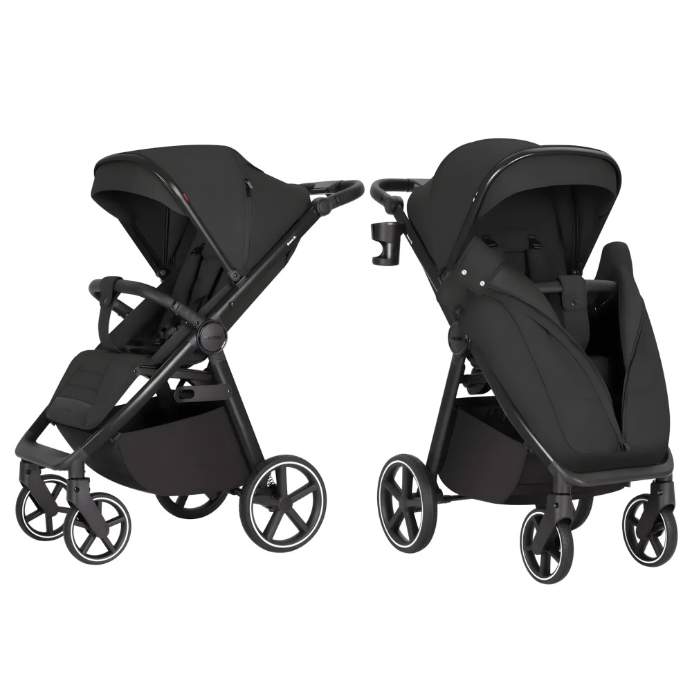 Carrello Bravo SL 2025 Deluxe CRL-5520 - прогулянкова коляска з великими колесами, всесезонний візок, захист від сповзання, ручка регулюється по висоті, зручна система складання • Ink Black Carrello Bravo SL 2025 Deluxe CRL-5520 - прогулянкова коляска з великими колесами, всесезонний візок, захист від сповзання, ручка регулюється по висоті, зручна система складання • Ink Black
