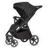 Carrello Bravo SL 2025 Deluxe CRL-5520 - прогулянкова коляска з великими колесами, всесезонний візок, захист від сповзання, ручка регулюється по висоті, зручна система складання • Ink Black