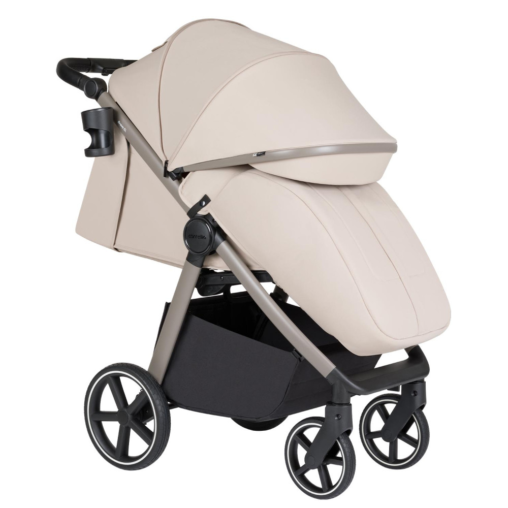 Carrello Bravo SL 2025 Deluxe CRL-5520 - прогулянкова коляска з великими колесами, всесезонний візок, захист від сповзання, ручка регулюється по висоті, зручна система складання • Shale Beige Carrello Bravo SL 2025 Deluxe CRL-5520 - прогулянкова коляска з великими колесами, всесезонний візок, захист від сповзання, ручка регулюється по висоті, зручна система складання • Shale Beige