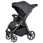 Carrello Bravo SL 2025 Deluxe CRL-5520 - всесезонная прогулочная коляска с большими колесами, защита от сползания, ручка регулируется по высоте, удобно складывается • Thunder Grey Carrello Bravo SL 2025 Deluxe CRL-5520 - всесезонная прогулочная коляска с большими колесами, защита от сползания, ручка регулируется по высоте, удобно складывается • Thunder Grey