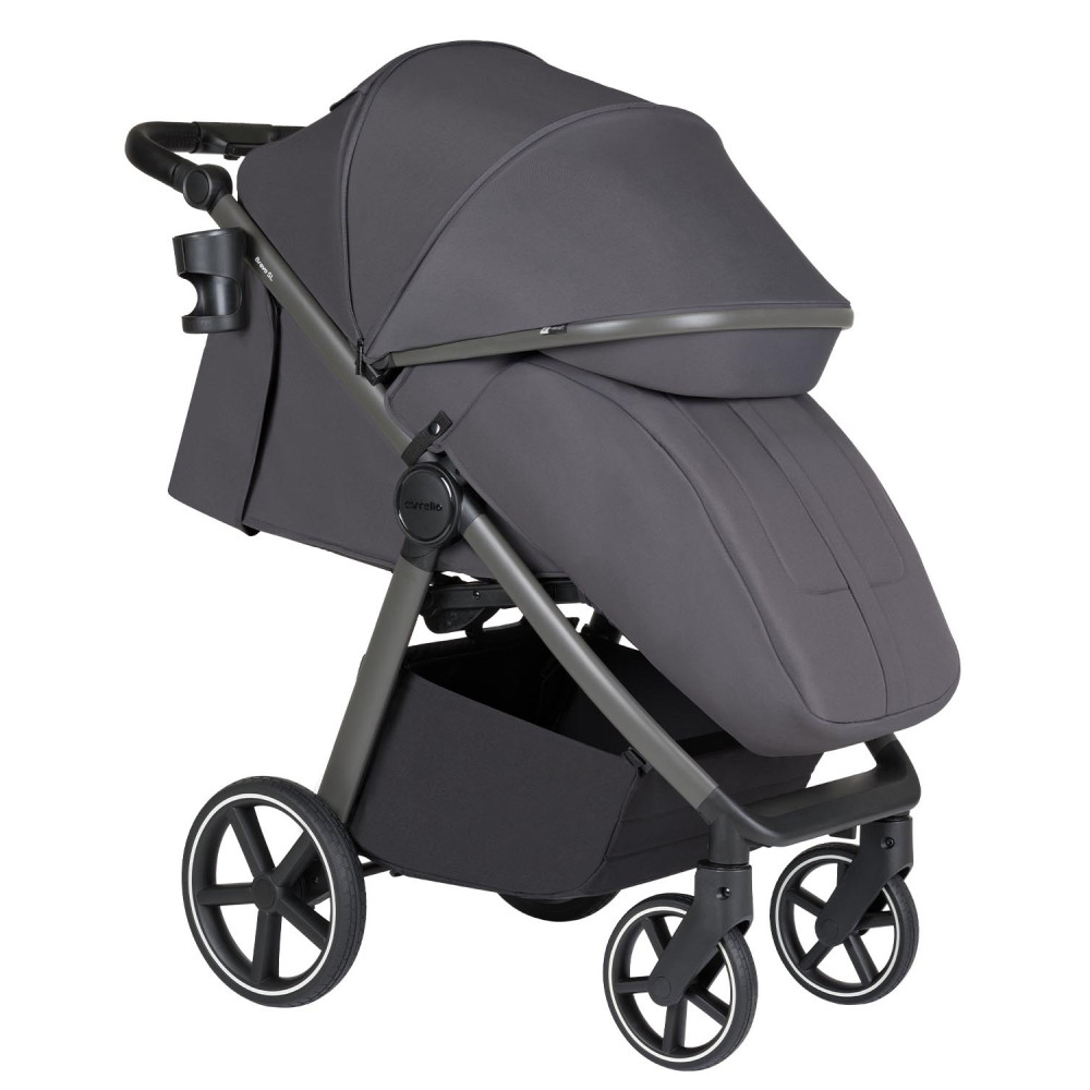 Carrello Bravo SL Deluxe CRL-5520 - прогулочная коляска с большими колесами, всесезонная, регулируемая амортизация, индивидуальная окраска рамы • Thunder Grey