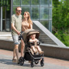 Carrello Bravo SL 2025 Deluxe CRL-5520 - прогулянкова коляска з великими колесами, всесезонний візок, захист від сповзання, ручка регулюється по висоті, зручна система складання • Thunder Grey