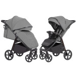 Carrello Bravo Plus CRL-5515 - всесезонная прогулочная коляска с большими колесами • Forest Grey Carrello Bravo Plus CRL-5515 - всесезонная прогулочная коляска с большими колесами • Forest Grey