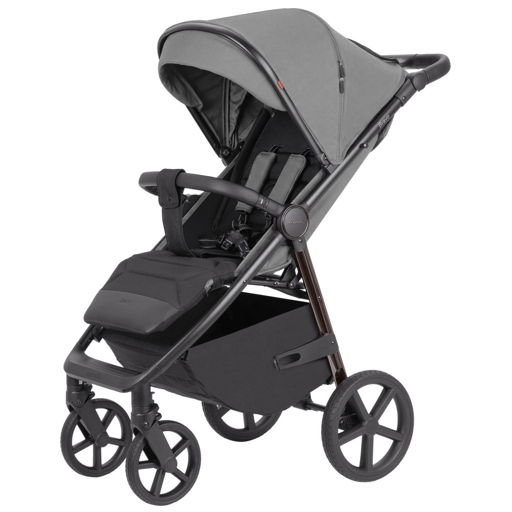 Carrello Bravo Plus CRL-5515 - прогулянкова коляска з великими колесами, всесезонний візок • Forest Grey Carrello Bravo Plus CRL-5515 - прогулянкова коляска з великими колесами, всесезонний візок • Forest Grey