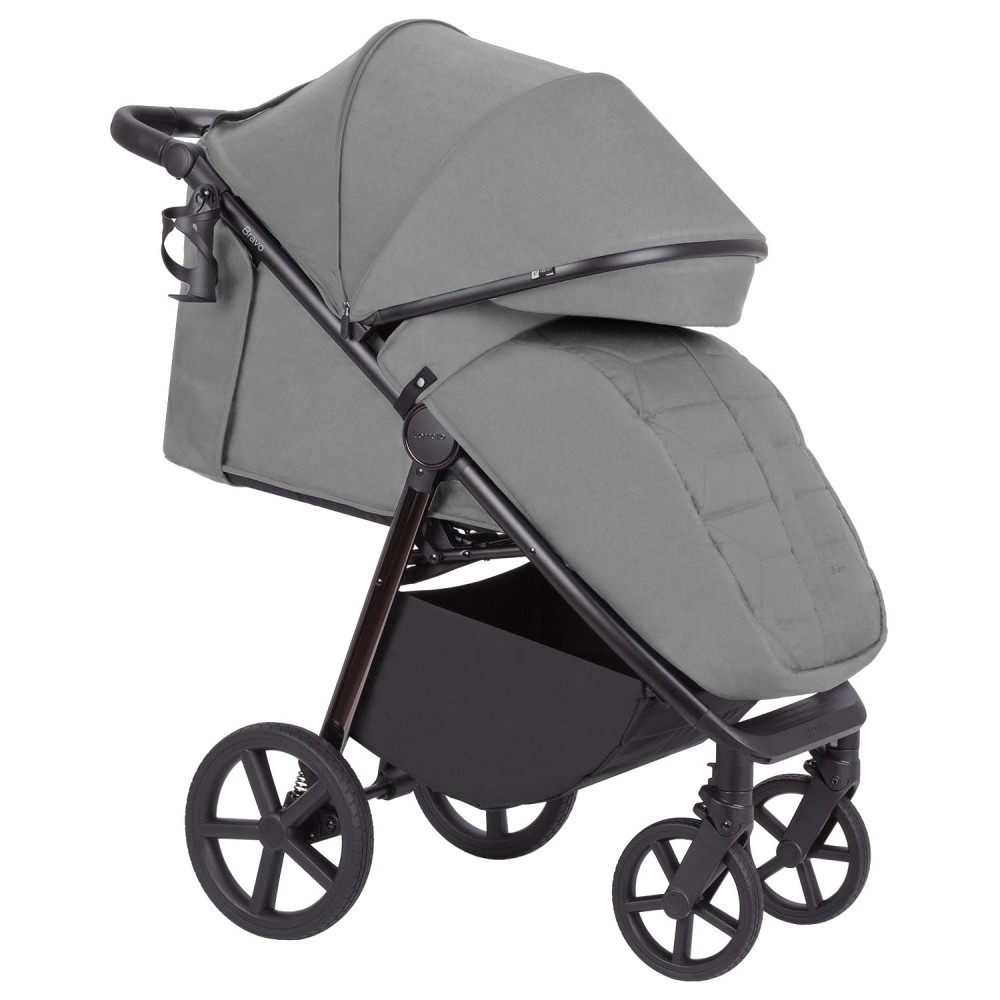 Carrello Bravo Plus CRL-5515 - прогулянкова коляска з великими колесами, всесезонний візок • Forest Grey Carrello Bravo Plus CRL-5515 - прогулянкова коляска з великими колесами, всесезонний візок • Forest Grey