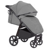 Carrello Bravo Plus CRL-5515 - прогулянкова коляска з великими колесами, всесезонний візок • Forest Grey
