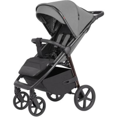 Carrello Bravo Plus CRL-5515 - прогулянкова коляска з великими колесами, всесезонний візок • Forest Grey