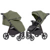 Carrello Bravo Plus CRL-5515 - прогулянкова коляска з великими колесами, всесезонний візок • Midnight Green