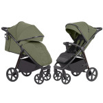 Carrello Bravo Plus CRL-5515 - всесезонная прогулочная коляска с большими колесами • Midnight Green Carrello Bravo Plus CRL-5515 - всесезонная прогулочная коляска с большими колесами • Midnight Green