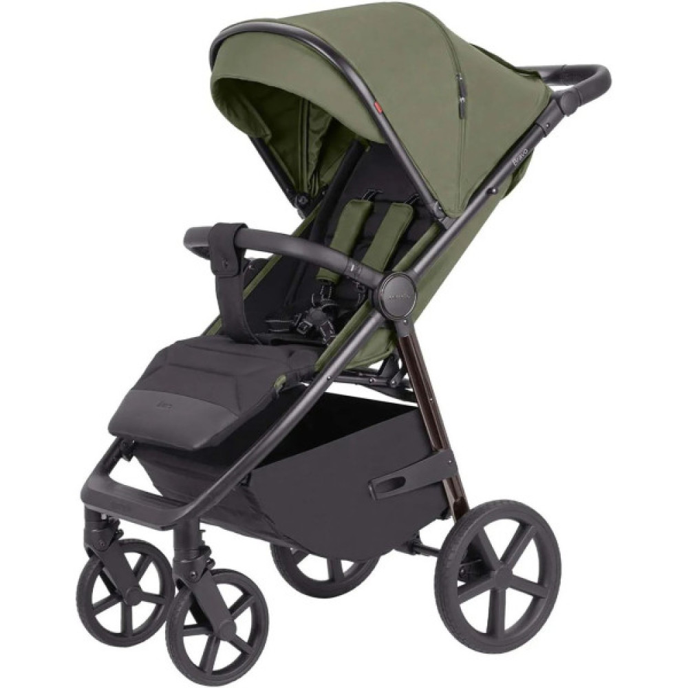 Carrello Bravo Plus CRL-5515 - прогулянкова коляска з великими колесами, всесезонний візок • Midnight Green