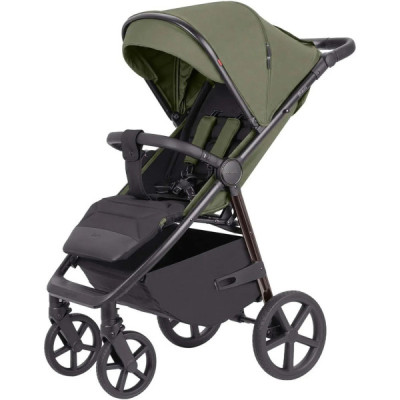 Carrello Bravo Plus CRL-5515 - прогулянкова коляска з великими колесами, всесезонний візок • Midnight Green