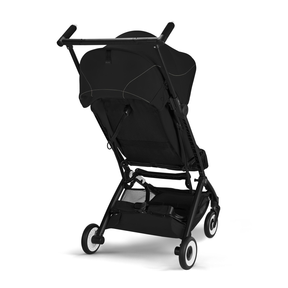 Cybex Libelle - прогулочная коляска для путешествий с дождевиком, легкая, ручная кладь • BLK Magic Black