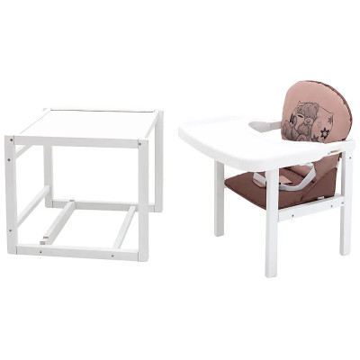 Стульчик-трансформер Babyroom Винни-240 белый капучино / шоколад мишка с чашкой (626041) Стульчик-трансформер Babyroom Винни-240 белый капучино / шоколад мишка с чашкой (626041)