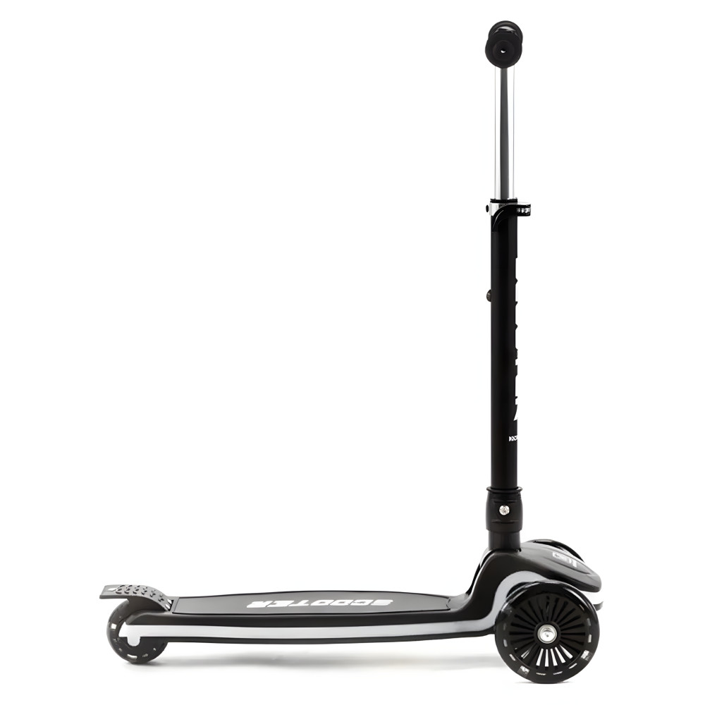 Adamex Scooter - детский 3-колесный самокат с Led подсветкой • Black