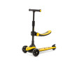 Lamborghini Kids Scoter - детский 3-колесный складной самокат с LED подсветкой колес • Yellow