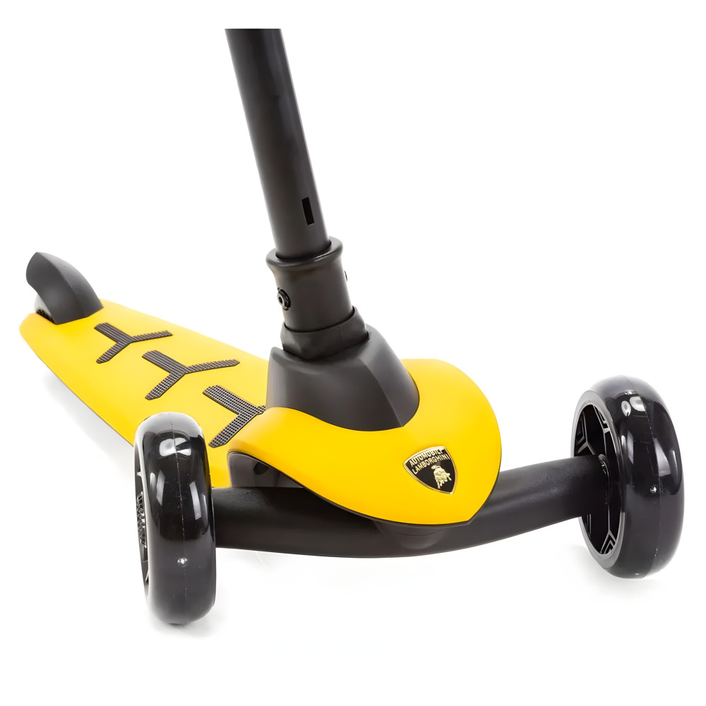 Lamborghini Kids Scoter - детский 3-колесный складной самокат с LED подсветкой колес • Yellow Lamborghini Kids Scoter - детский 3-колесный складной самокат с LED подсветкой колес • Yellow