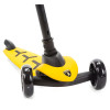 Lamborghini Kids Scoter - детский 3-колесный складной самокат с LED подсветкой колес • Yellow