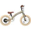 Qplay Miniby 3в1/14" - дитячий велосипед-біговел 3 в 1 • Grey-Green