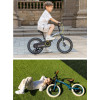 Qplay Miniby 3в1/14" - дитячий велосипед-біговел 3 в 1 • Grey-Green