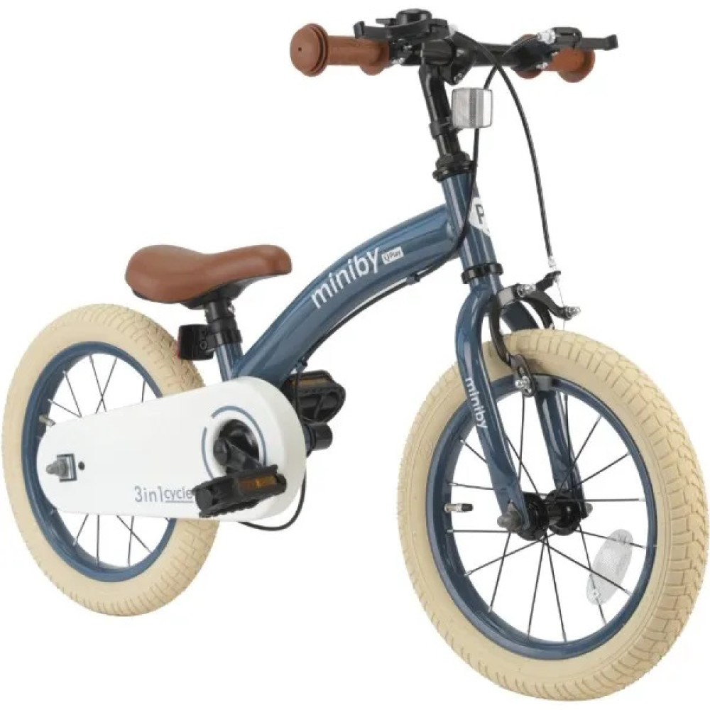 Qplay Miniby 3в1/14" - дитячий велосипед-біговел 3 в 1 • Greyish-Blue Qplay Miniby 3в1/14" - дитячий велосипед-біговел 3 в 1 • Greyish-Blue