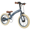 Qplay Miniby 3в1/14" - дитячий велосипед-біговел 3 в 1 • Greyish-Blue