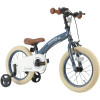 Qplay Miniby 3в1/14" - дитячий велосипед-біговел 3 в 1 • Greyish-Blue