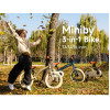 Qplay Miniby 3в1/14" - дитячий велосипед-біговел 3 в 1 • New Pink
