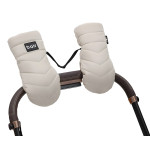 Bair Cozy Mitts - утепленные водоотталкивающие рукавицы на коляску • Beige Bair Cozy Mitts - утепленные водоотталкивающие рукавицы на коляску • Beige