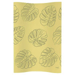 Ceba Baby W-104-000-672 - мягкий пеленальный матрас Cosy (48х70 см) • Monstera Mustard