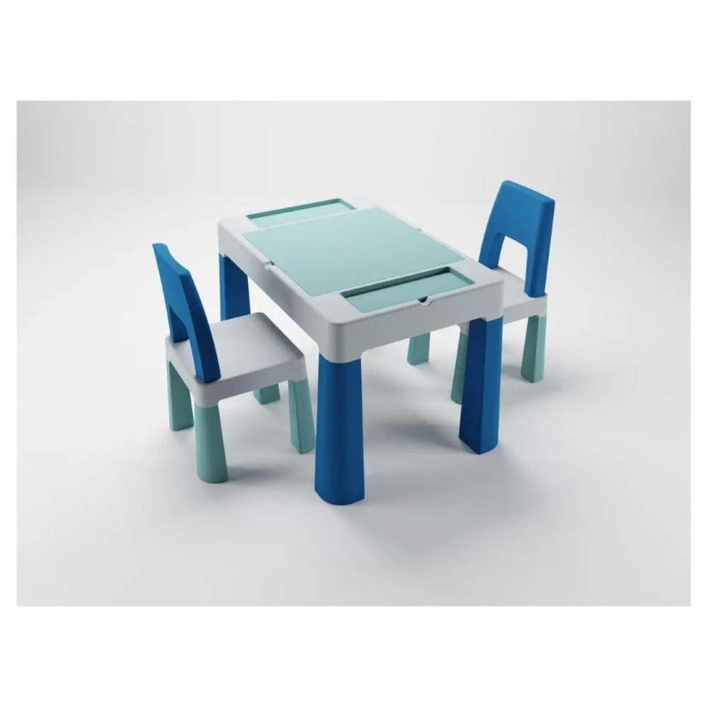 Tega Multifun TI-011-173 - комплект стол и 2 стула • Turquoise / Navy / Grey