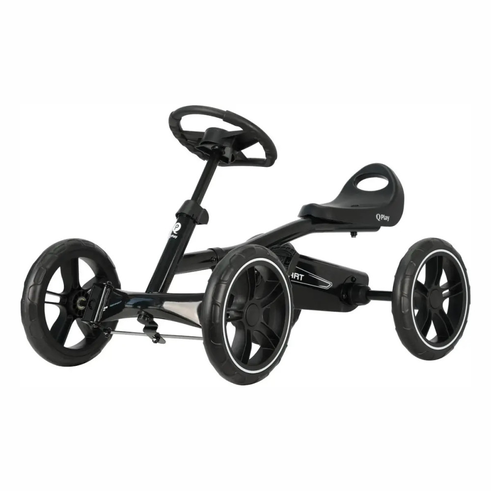 Qplay Go Kart - детский велокарт, регулируемое сиденье • Black