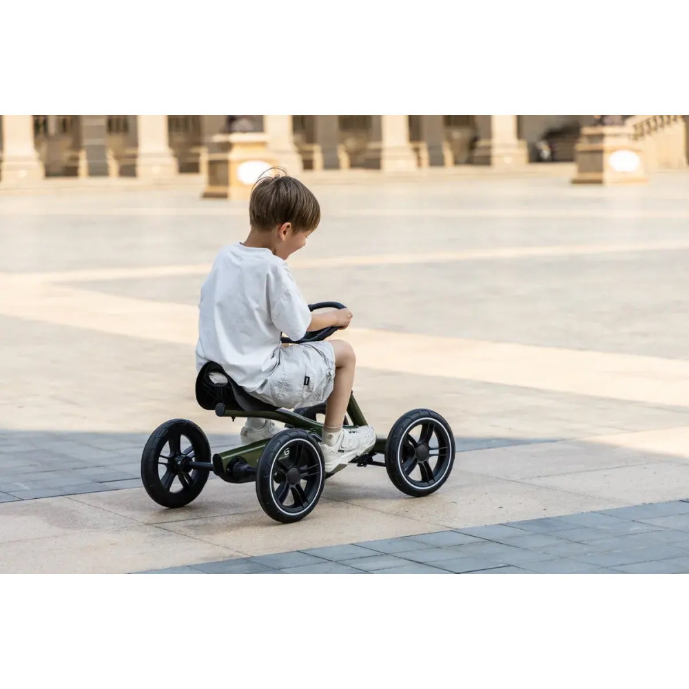 Qplay Go Kart - детский велокарт, регулируемое сиденье • Army Green