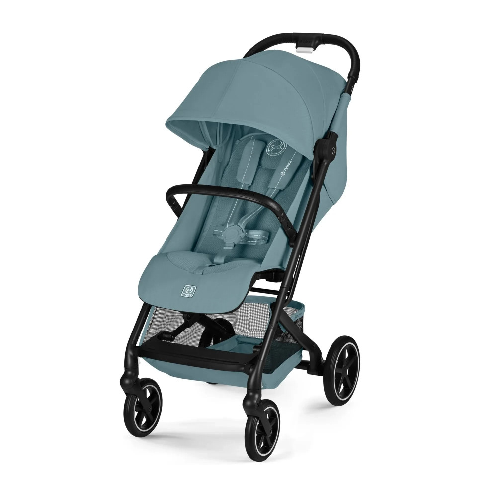 Cybex Beezy - прогулочная коляска, компактное складывание, ремень с одним натяжением • Stormy Blue