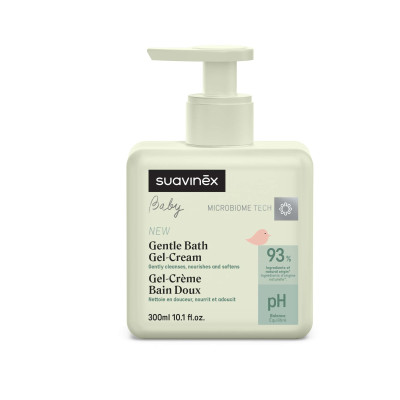 Suavinex Gentle Bath Gel-Cream - мягкий гель-крем для купания с рождения • 300 мл