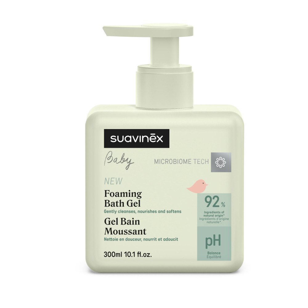 Suavinex Foaming Cleansing Gel - пенистый гель для купания с рождения • 300 мл