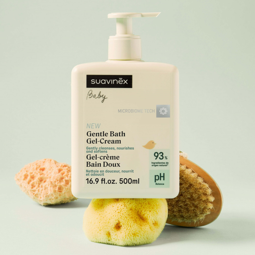 Suavinex Gentle Bath Gel-Cream - мягкий гель-крем для купания с рождения • 500 мл