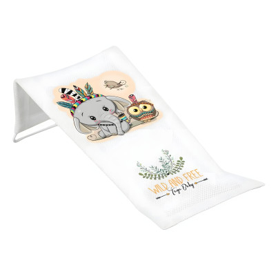Tega Wild Free Little Elephant - горка для купания 3D мембрана • White