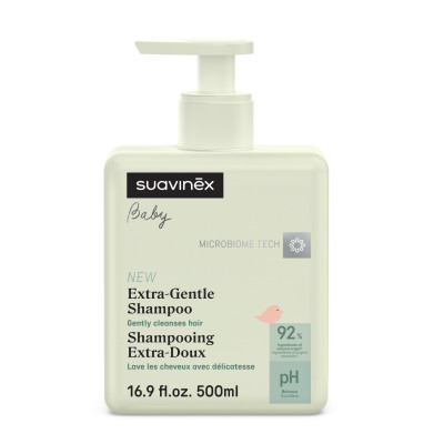 Suavinex Baby Extra-Gental Shampoo - детский экстранежный шампунь, подходит для младенцев с первых дней жизни • 500 мл Suavinex Baby Extra-Gental Shampoo - детский экстранежный шампунь, подходит для младенцев с первых дней жизни • 500 мл