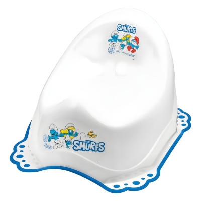 Maltex The Smurfs - детский горшок с противоскользящим покрытием • White Maltex The Smurfs - детский горшок с противоскользящим покрытием • White