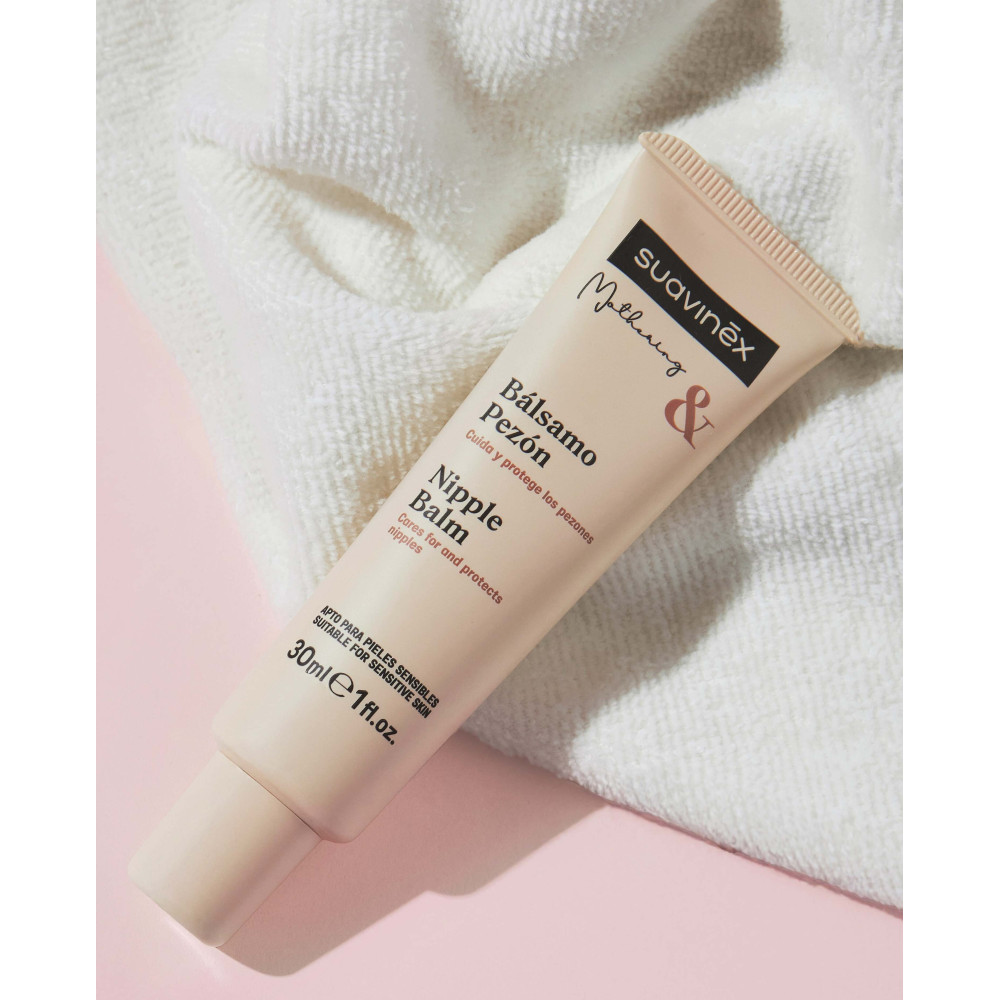 Suavinex Nipple Balm - бальзам для ухода за сосками, подходит для чувствительной кожи • 30 мл