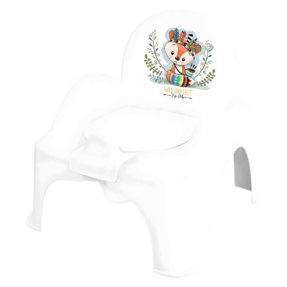 Tega Wild Free Little Fox - горшок-кресло • White / Green