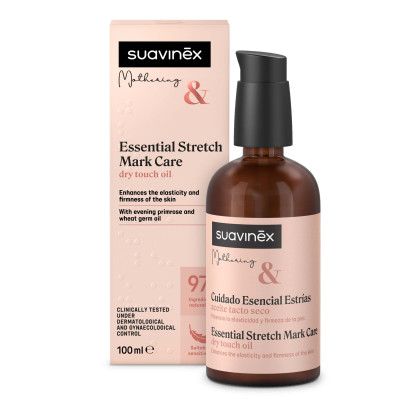 Suavinex Mothering Essential Stretch Mark Care Dry Touch Oil - масло от растяжек во время и после беременности • 100 мл