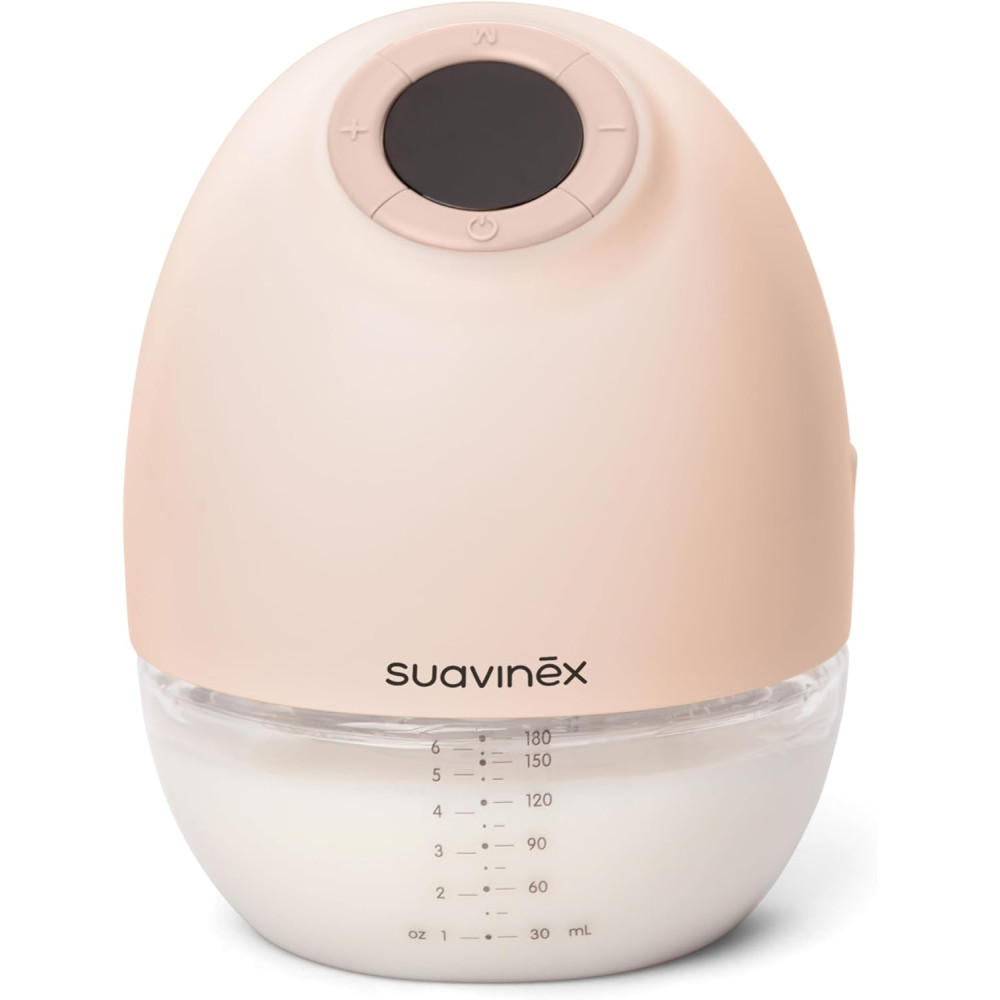 Suavinex Mothering Hands-free Breast Pump - електричний портативний молоковідсмоктувач hands-free, з резервуаром на 180 мл • White Suavinex Mothering Hands-free Breast Pump - електричний портативний молоковідсмоктувач hands-free, з резервуаром на 180 мл • White
