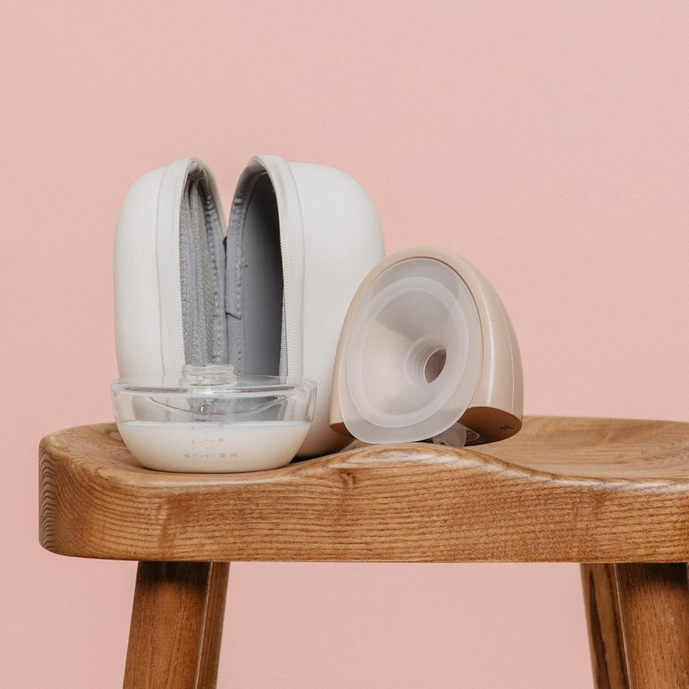 Suavinex Mothering Hands-free Breast Pump - електричний портативний молоковідсмоктувач hands-free, з резервуаром на 180 мл • White Suavinex Mothering Hands-free Breast Pump - електричний портативний молоковідсмоктувач hands-free, з резервуаром на 180 мл • White